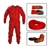 Bambino/Cadet/Junior Kart Suit Package Red