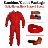 2022 Bambino/Cadet/Junior CIK Level 2 Kart Suit Package Red