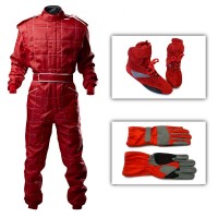 Outdoor Kart Suit Package Red Adult